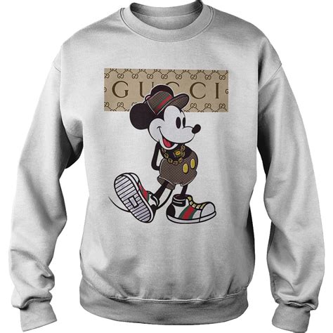 gucci mickey camiseta|gucci mickey mouse sweatshirt.